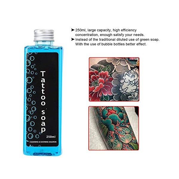 Savon de nettoyage pour tatouage - 250 ml - Pour tatouage - Accessoire de tatouage