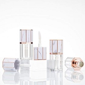 FRCOLOR 10 Pcs 5 Ml Vide Lip Gloss Tubes Conteneurs Clair Mini Rechargeable Baume À Lèvres Bouteilles Pour Les Échantillons D