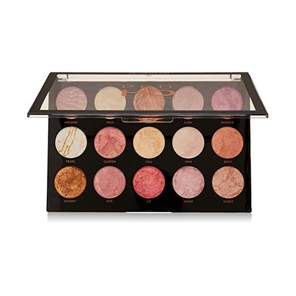 Makeup Revolution Pro Hd Amplified Get Baked Palette déclairages