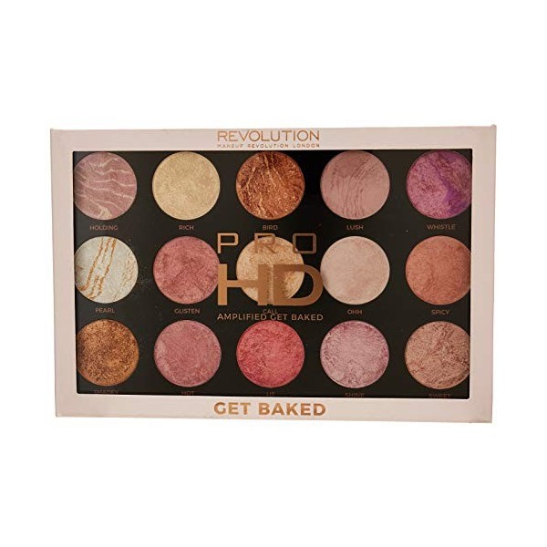 Makeup Revolution Pro Hd Amplified Get Baked Palette déclairages