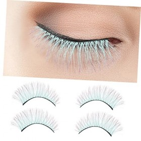 Angoily 15 Paires De Faux Cils Colorés Faux Cils Longs Faux Cils Naturels Dramatiques Faux Cils Arc-En-Ciel Faux Cils Fête Fa