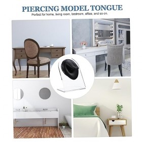 Angoily Langue Modèle Silicone Langue Piercing Pratique Langue Présentation Modèle Langue Affiche Moule Pratique Piercing Mod