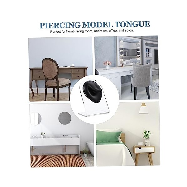 Angoily Langue Modèle Silicone Langue Piercing Pratique Langue Présentation Modèle Langue Affiche Moule Pratique Piercing Mod