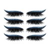 4 paires dautocollants réutilisables pour eyeliner et cils, autocollant eyeliner autocollant cils, autocollant cils imperméa