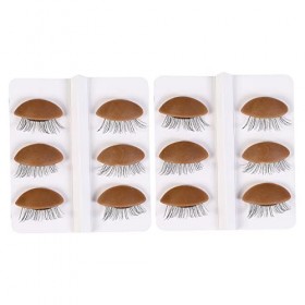 Didiseaon 6 Paires De Têtes De Greffage De Cils Modèle De Remplacement Des Dispositif De Pratique De Maquillage De Remplaceme