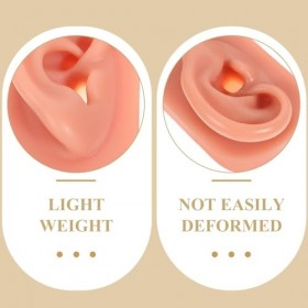 Angoily 2 Pièces Piercing Pratique Modèle Perforation Oreille Moule Pratique Fournitures Modèle Homme Modèle Fournitures Orei