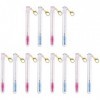 FRCOLOR 12 Pcs Tube Mascara Brosse Outils De Récipient Porte-Clés Pour Filles Outil Applicateur De Cils Raccords De Maquillag