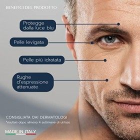 Vovees Crème visage anti-rides hydratante bio Avec acide hyaluronique pur Pour jour et nuit 50 ml Blue Light Defence