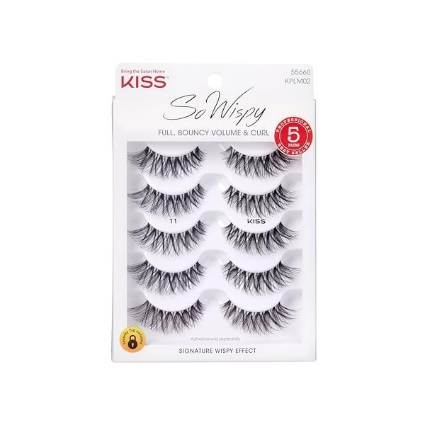 Kiss Products No. 05 Ever EZ Lashes, 10 Count
