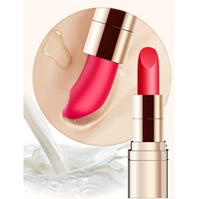 Rouge à lèvres Mat Rouge, Mini Silicone Souple imperméable V-Î-B-râtor, Parfait Cadeau danniversaire pour la Saint-Valentin 