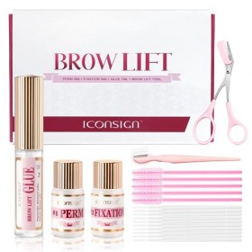 ICONSIGN Kit de lamination des sourcils, Kit de levage des sourcils DIY Perm, Kit de perm des sourcils, Grade professionnel f