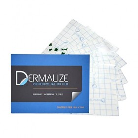Dermalize Pro Film de Protection Tatouage 5 Unités Dermalize pro Waterproof Breathable aftercare tattoo film 
