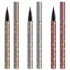 Vtrem 2Pcs Eyeliner Liquide Waterproof Imperméable Crayon Feutre Pointe Outil De Cosmétique Maquillage Professionnel [Brun cl