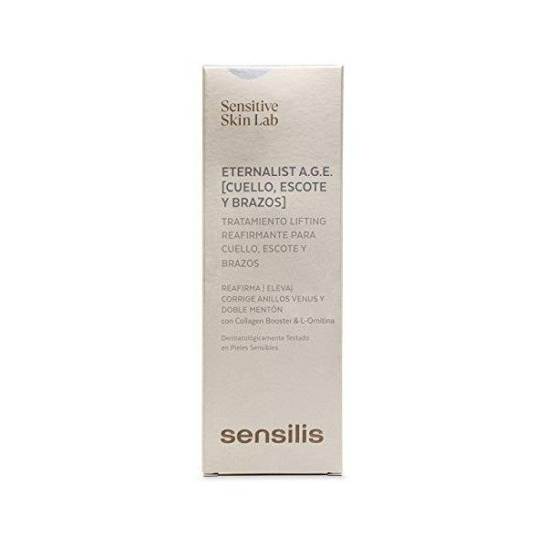 Sensilis Eternaliste - Traitement soulevant le cou, lencolure et les bras, pour la peau mature ou très sèche, 50 millilitres