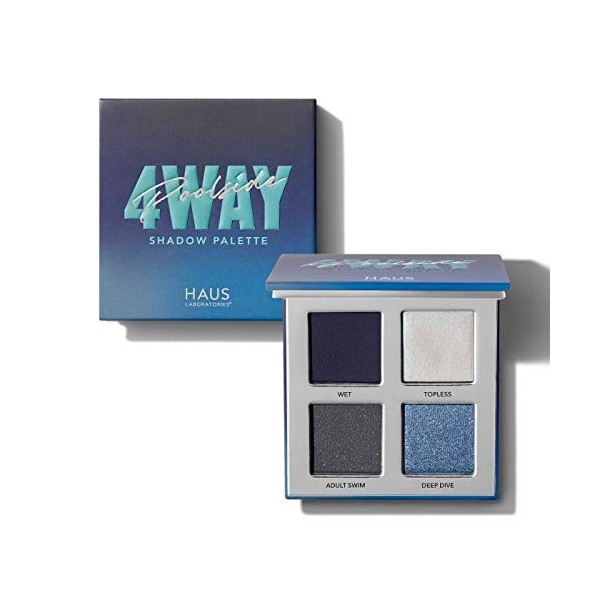 HAUS LABORATORIES By Lady Gaga: FOUR-WAY SHADOW PALETTE | GLAM ROOM PALETTE NO.1: FAME, Palette de 4 Fards Disponible en 9 Co