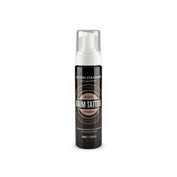 Mousse nettoyante Sang de dragon 200 ml | Soin professionnel du tatouage