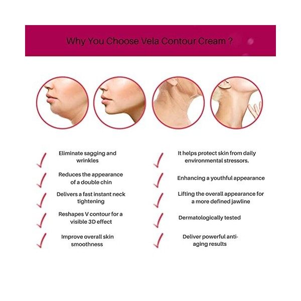 Raffermissement et raffermissement du cou Lifting V line Serum Contour du menton Réduire lapparence du double menton et de l