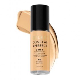 MILANI Conceal + Perfect 2-In-1 Foundation + Concealer - Natural