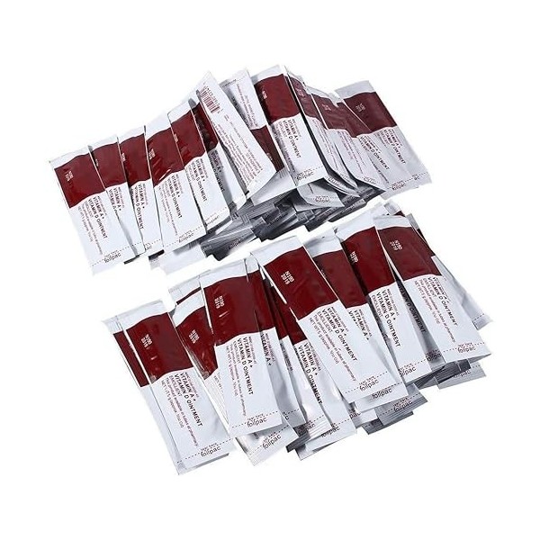 50pcs Gel de Réparation Cicatrice Tatouage, Crème Soin Tatouage Pommade Vitamine A et D Fournitures Soins La Peau Microbladin