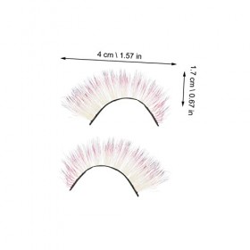 Housoutil 10 Paires De Faux Cils Colorés Fête Faux Cils Dramatique Faux Cils Cils Colorés Cils Faux Cils Extensions Imitation
