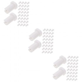 Didiseaon 300 Pcs De Colle Aiguille Anti-Blocage Pince À Cils Pour Extensions De Cils De Colle Pour Cils Outils DAiguille An