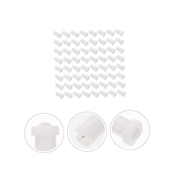 Didiseaon 300 Pcs De Colle Aiguille Anti-Blocage Pince À Cils Pour Extensions De Cils De Colle Pour Cils Outils DAiguille An