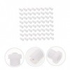 Didiseaon 300 Pcs De Colle Aiguille Anti-Blocage Pince À Cils Pour Extensions De Cils De Colle Pour Cils Outils DAiguille An