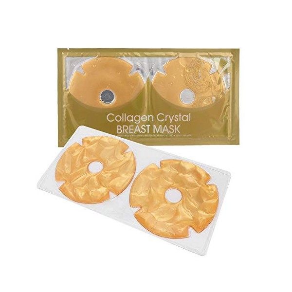 5 Paires Masque de Collagène de Poitrine Grossissement de Poitrine Lifting Pansements Raffermissant Réduction des rides, Nutr