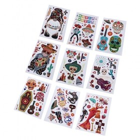 Angoily 18 Pcs Verre Autocollant Festival Autocollants Fenêtre Autocollant Halloween Fenêtre Décoration Halloween Décoration 