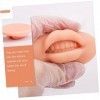 Angoily 8 Pièces 3D Module Masque À Lèvres 3D Pratique Des Lèvres Peau Pratique Des Lèvres Micro Blading Peau Silicone Lèvres