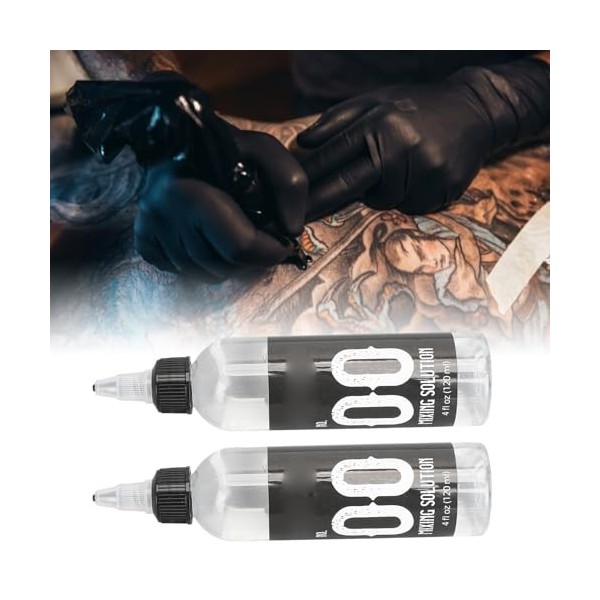 Solution de Mélange de Couleurs de Tatouage, 2 Bouteilles, Mélange Dencre, Solution Diluante de Pigments, Dilution de Couleu