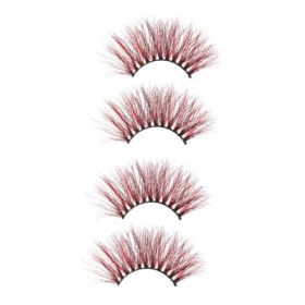 Housoutil 2 Paires De Faux Cils Cils Faux Cils Naturels Faux Cils Naturels 3D Cils Denses Longs Cils Yeux De Chat Look Faux C