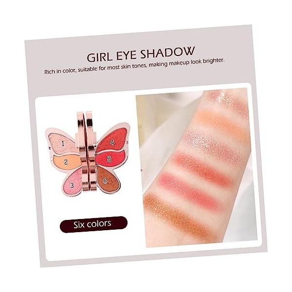 FOMIYES 2 Pcs Abs Ombre À Paupières Femme Crème Tons De Terre Chanceux Flash Cosmétique Approvisionnement Rose Eye Beauté Maq