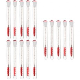 POPETPOP 30 Pièces Brosse Mascara Diamant Brosse à Bobine Pinceaux Mascare Cristal Brosse à Cils Tube Eye Liner Tube Et Bross