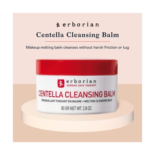 Erborian Centella Cleansing Balm - Baume Démaquillant Fondant Visage et Yeux - 80 g