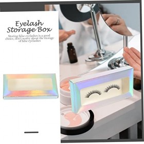 POPETPOP 25 Pièces Coffret Nail Art Faux Cils Étui à Cils Porte-cils Boîtes à Cils Organisateur De Cils Vide Étuis à Cils Étu