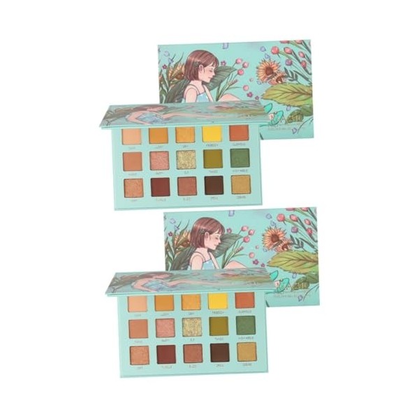 FRCOLOR 1 Pièce 15 Ombre à Paupières Scintillante Fard à Paupières Scintillant Le Fard à Paupières Fard à Paupières Très Pigm