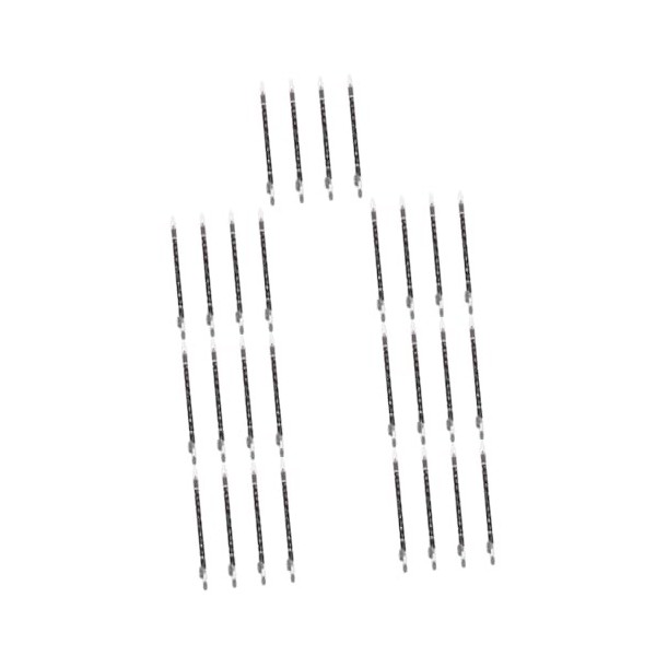 FRCOLOR 12 Pcs Crayon À Sourcils Double Extrémité Maquillage Noir Taille-Crayon Mécanique Maquillage Des Sourcils Crayons À D