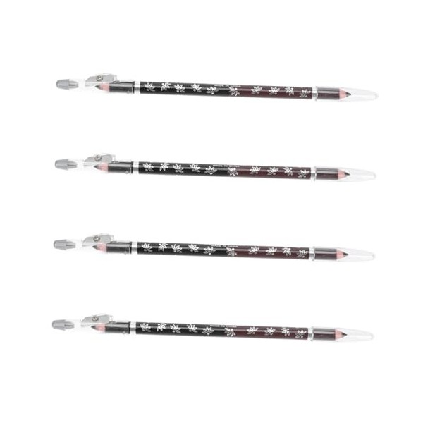 FRCOLOR 12 Pcs Crayon À Sourcils Double Extrémité Maquillage Noir Taille-Crayon Mécanique Maquillage Des Sourcils Crayons À D