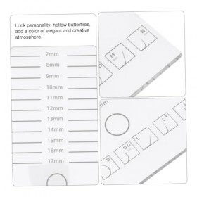 Beaupretty Panneau DAffichage De Cils Palette De Maquillage Panneau De Stockage De Cils Greffage Affichage De Cils Outils De