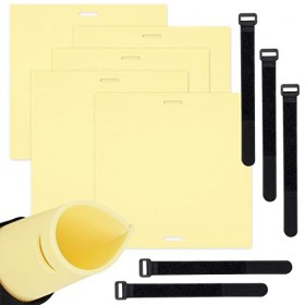 Rayyl Peau Synthétique Tatouage, 5PCS Fausse Peau Tatouage 15 * 15 * 0.3cm Pratique de Peau de Tatouage en Silicone avec Sang