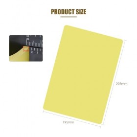 TATELF 3pcs Peau Synthétique Tatouage 3mm avec 20 Feuilles Papier de Transfert de Tatouage Fausse Peau Tatouage Double face 2