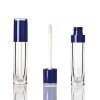 COSIDEA Lot de 25 tubes de gloss à lèvres rechargeables bleu clair 6 ml avec baguette, conteneurs ronds pour gloss à lèvres