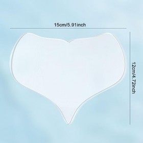 TSHAOUN Lot de 4 patchs anti-rides en silicone réutilisables,Coussinets Anti-rides pour la Poitrine, Patchs Anti-rides Décoll