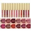 Kryz Ensemble De 12 Couleurs Rouge À Lèvres Mat Longue Tenue Liquide Velours Brillant Matte Imperméable Maquillage Liquid Lip