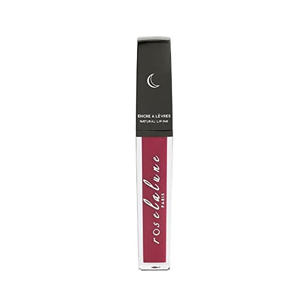 Rose La Lune - Encre à lèvres sans transfert - Mat - Longue tenue - Couleur Framboise -100% naturelle - Formulée en France - 