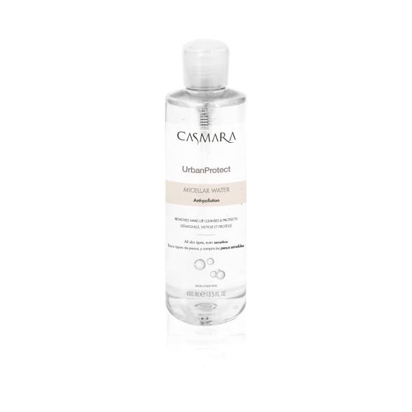 Casmara, Antipollution de lEau Micellaire Maquillage, nettoyage et rinçage Urban Protect 400 ml