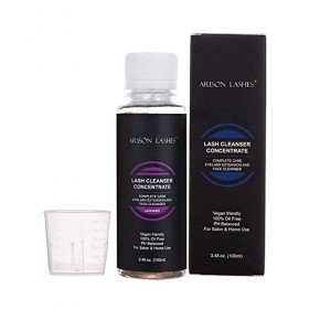 Lash Extension Shampoo Concentré Professionelles 100ML Wimpernverlängerungsshampoo Natürlicher schäumender Reiniger für Wimpe