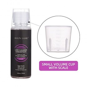 Lash Extension Shampoo Concentré Professionelles 100ML Wimpernverlängerungsshampoo Natürlicher schäumender Reiniger für Wimpe