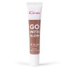 Inglot Playinn Gloss levres Go With Glow | Formule Hydratante Pour des Lèvres Douces et Lisses | Teintes Fruitées | Finition 